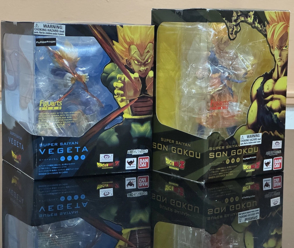 Rare DBZ Figuarts Zero Super Saiyan Son Gokou Figure -Misprint Box | SSJ Vegeta