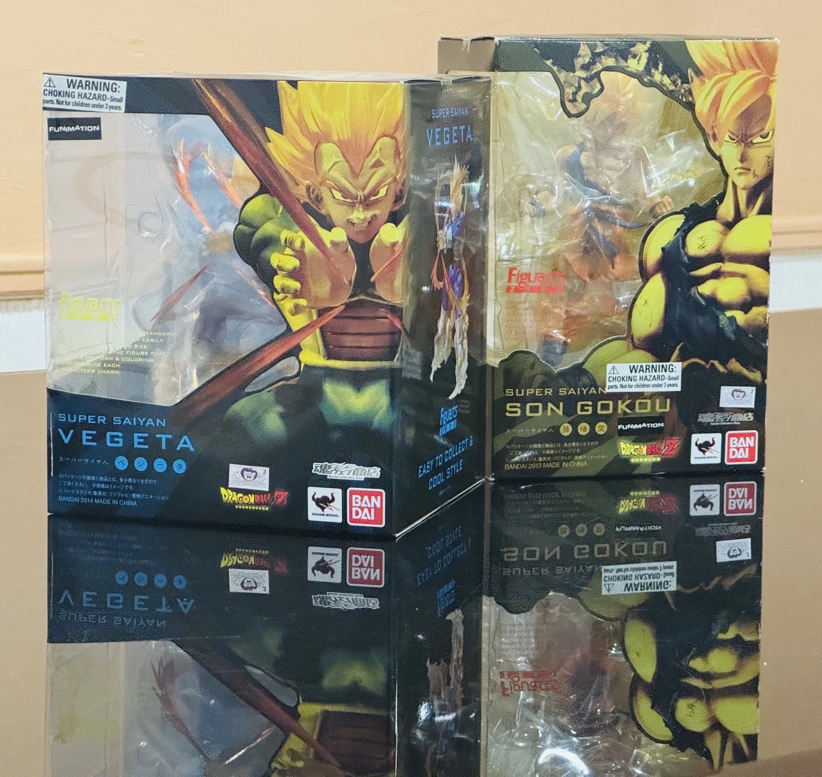 Rare DBZ Figuarts Zero Super Saiyan Son Gokou Figure -Misprint Box | SSJ Vegeta