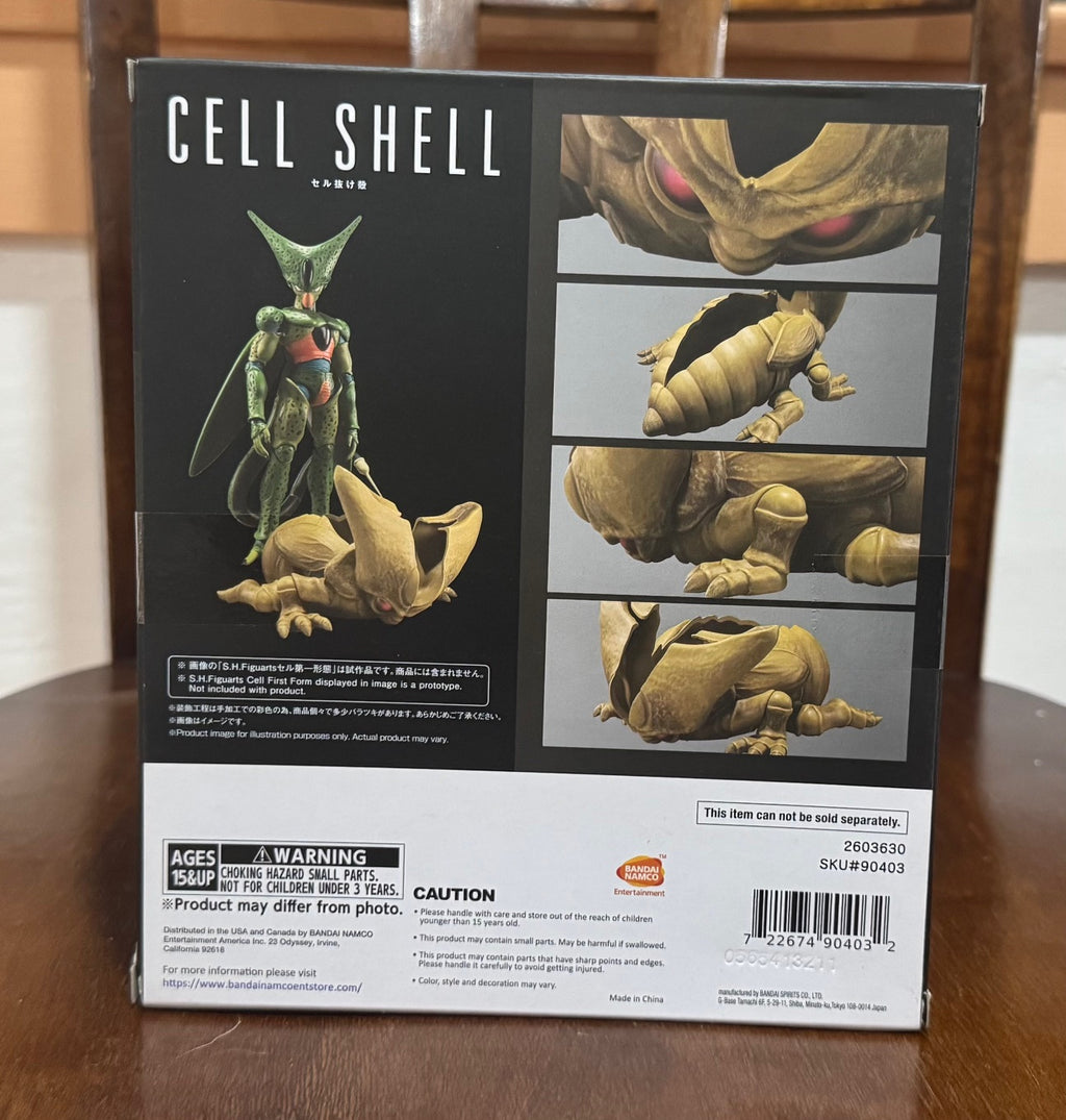 Tamashii Nations SH Figuarts CELL SHELL Dragon Ball Z The Breakers Bandai Rare Display